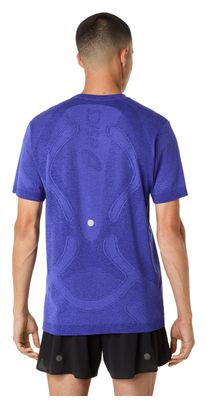 Maglia a maniche corte Asics Road Seamless viola da uomo