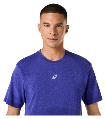 Maglia a maniche corte Asics Road Seamless viola da uomo