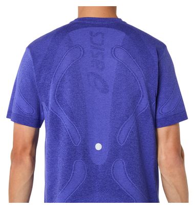 Maglia a maniche corte Asics Road Seamless viola da uomo