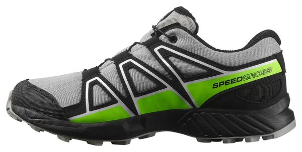 Zapatillas Trail Salomon Speedcross Impermeables Gris/Verde Niño