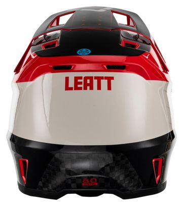Leatt Gravity 8.0 Full Face Helmet Black/White/Red