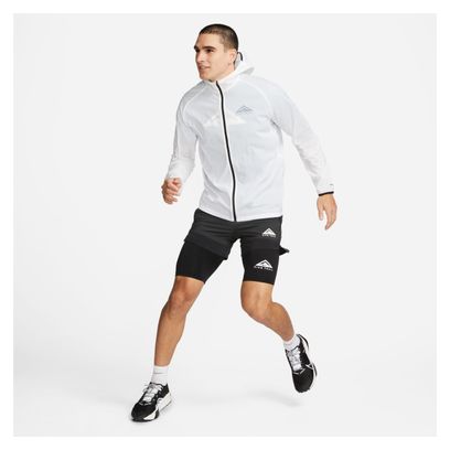 Veste coupe-vent déperlant Nike Trail Aireez Blanc