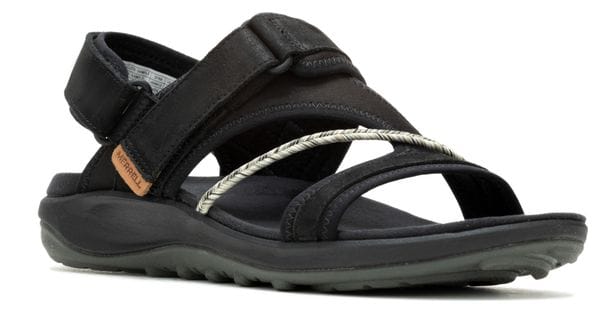 Merrell Terran 4 Damen-Wandersandalen Schwarz