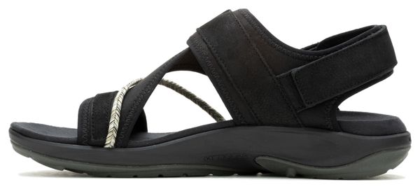 Merrell Terran 4 Damen-Wandersandalen Schwarz