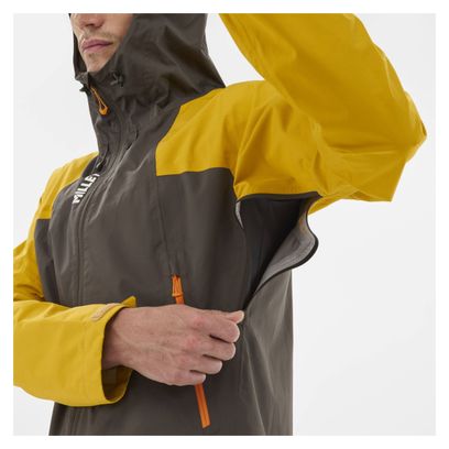 Millet Fitz Roy waterproof jacket Khaki/Yellow