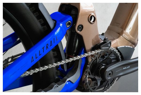 Mountain bike elettrica a doppia sospensione Haibike AllTrail 6 29"/27,5" Shimano 12 velocità, 800 Wh Bosch 120 Nm, marrone/blu 2026