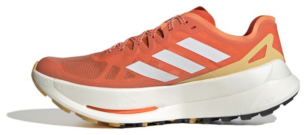 adidas Terrex Agravic Speed Ultra Orange White Men's Trail Shoes