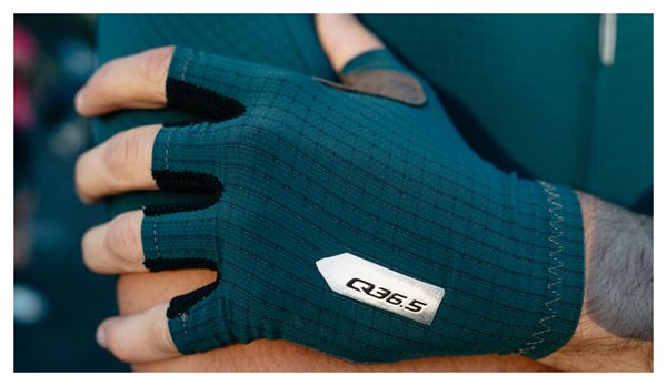 Kurze Handschuhe Q36.5 Pinstripe Grün