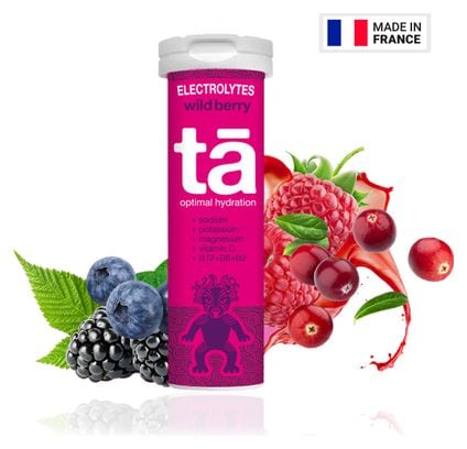 12 Pastilles électrolytes TA Energy Hydratation Tabs Fruits Rouges