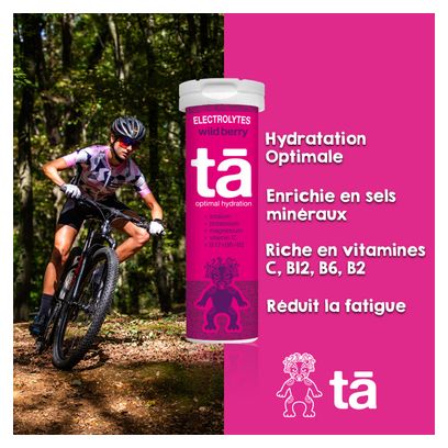 Boisson Electrolytes Tā Energy Fruits des bois - 12 pastilles