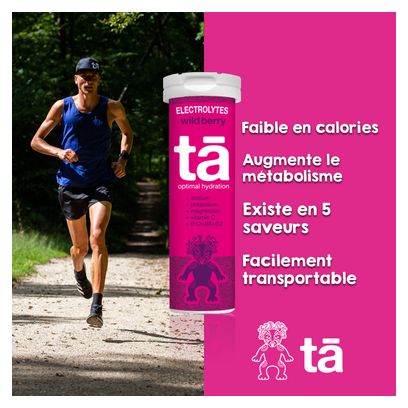 Boisson Electrolytes Tā Energy Fruits des bois - 12 pastilles
