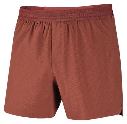 Salomon Sense Aero Stow 5-inch Shorts, Brown, Men's