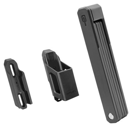 Antifurto pieghevole Hiplok Switch 105 nero + supporto