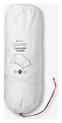 Tent Tarp 2 Personen Forclaz MT900 v2 Minimal Editions White