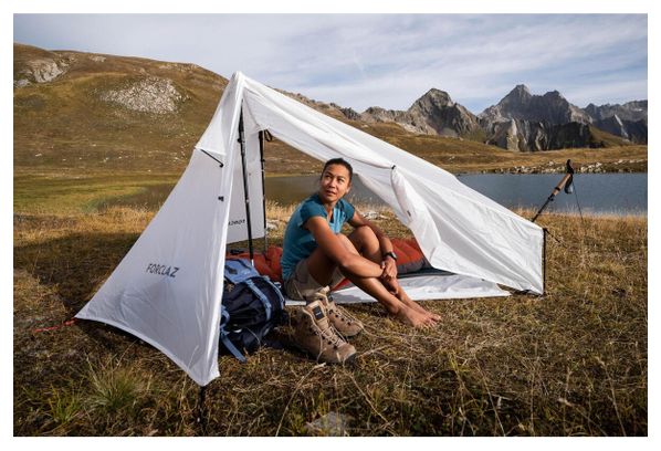 Tent Tarp 2 Personen Forclaz MT900 v2 Minimal Editions White