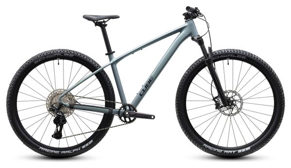 Cube Reaction SLX Shimano 12-speed 27.5'' Mountain Bike, Sea Gray 2027