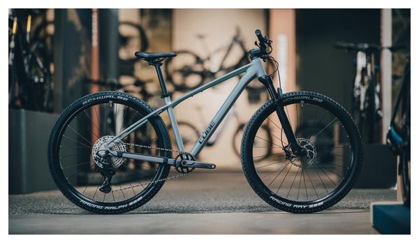 Cube Reaction SLX Shimano 12-speed 27.5'' Mountain Bike, Sea Gray 2027