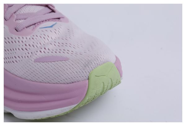 Chaussures Running Hoka Bondi 8 Rose/Bleu/Vert Femme - Produit Reconditionné