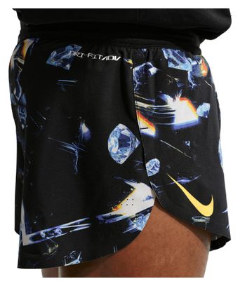 Short Splité Nike AeroSwift Glam 2in Noir Homme