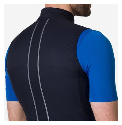 Gilet Homme Rapha Brevet Element Bleu Foncé/Blanc