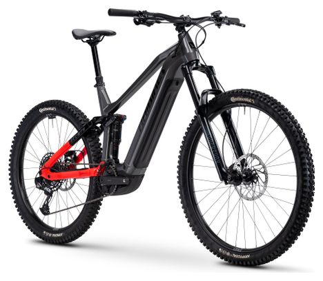Haibike AllMtn 4 Sram NX 12V 800 Wh MX (29/27,5'') Mountain Bike elettrica a sospensione totale Nero/Rosso 2025