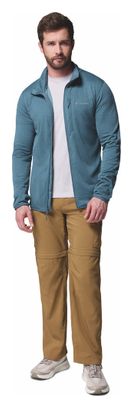 Columbia Essential Hike Grid Fleece Jacket Blu