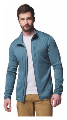 Columbia Essential Hike Grid Fleece Jacket Blu