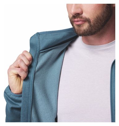 Columbia Essential Hike Grid Fleece Jacket Blu