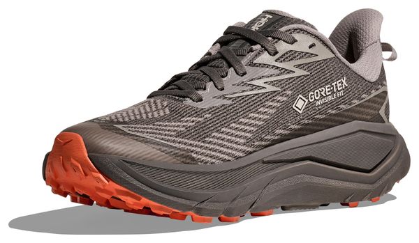 Hoka Challenger 8 GTX Trail-Schuhe Grau/Orange Damen