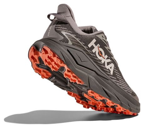 Hoka Challenger 8 GTX Trail-Schuhe Grau/Orange Damen
