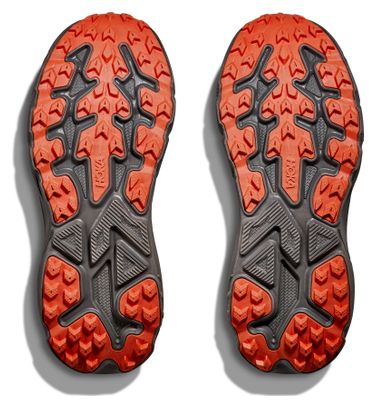 Hoka Challenger 8 GTX Trail-Schuhe Grau/Orange Damen