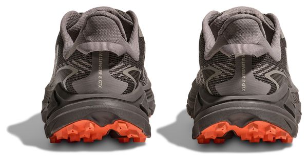 Hoka Challenger 8 GTX Trail-Schuhe Grau/Orange Damen