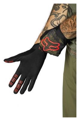Fox Flexair Ascent Long Gloves Pair Green / Red