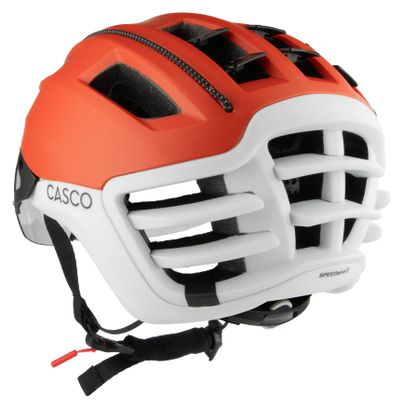 Casco Speedairo Aero Helm Orange/Weiß