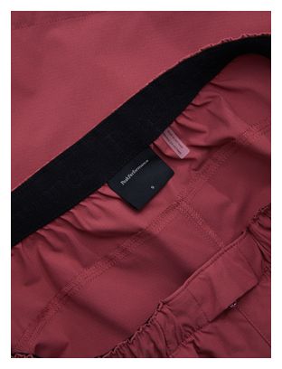 Pantalones cortos Peak Performance Outdoor Cargo rojos para mujer
