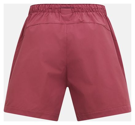 Pantalones cortos Peak Performance Outdoor Cargo rojos para mujer