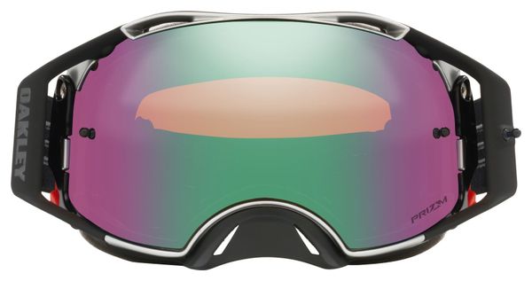 Oakley Airbrake MX Tuff Blocks Gunmetal Black Prizm Mx Jade Iridium Goggle / Ref: OO7046-C1