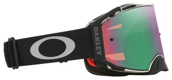 Masque Oakley Airbrake MX Tuff Blocks Gunmetal Black Prizm Mx Jade Iridium / Ref : OO7046-C1