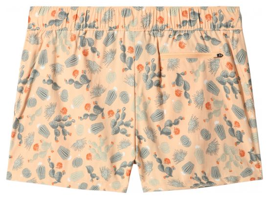 Short The North Face Printed Classic V Orange Femme