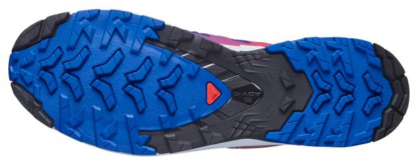 Chaussures Trail Salomon XA Pro 3D V9 GTX Equipe Bleu/Rouge Unisexe