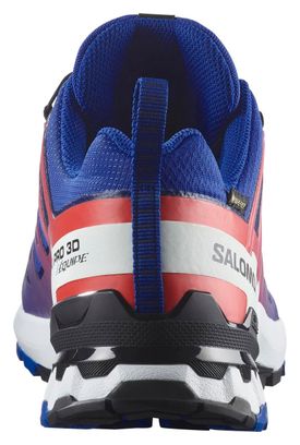 Chaussures Trail Salomon XA Pro 3D V9 GTX Equipe Bleu/Rouge Unisexe