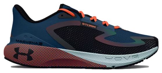 Chaussures Running Under Armour HOVR Machina 3 Storm Bleu Orange Femme