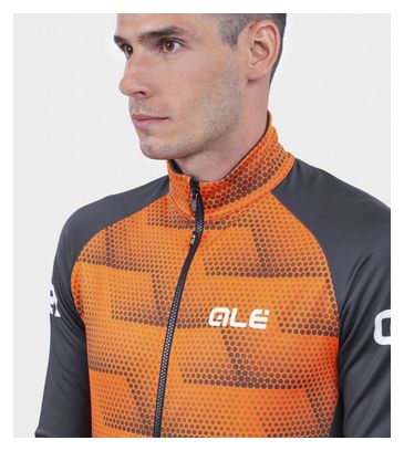 Alé Sharp Long Sleeve Jacket Black/Orange