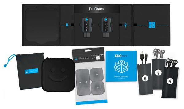 Pack BLUETENS Electrostimulateur Duo Sport + Accessories 