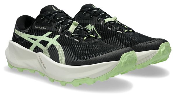 Asics Trabuco 14 Men's Trail Running Shoes - Black/Yellow