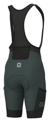 Alé Stones Cargo Bib Shorts Green