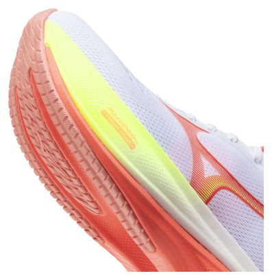 Zapatillas de running Mizuno Wave Rider 30 blancas/naranjas para mujer