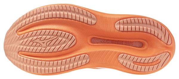 Zapatillas de running Mizuno Wave Rider 30 blancas/naranjas para mujer