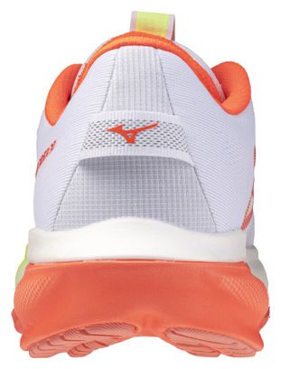 Zapatillas de running Mizuno Wave Rider 30 blancas/naranjas para mujer