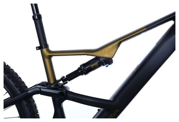Orbea Rise LT H20 BTT eléctrica de suspensión total Shimano Deore/SLX 12S 630 Wh 29'' Negro diamante Splash Verde oliva 2025